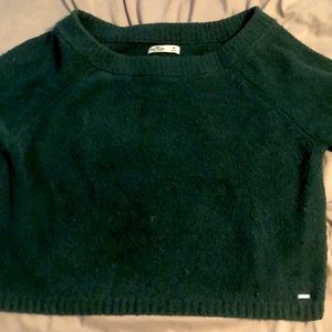 Hollister forest green sweater